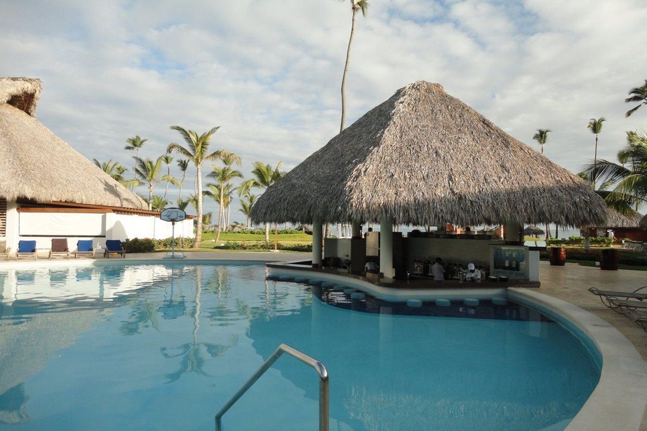 Breathless Punta Cana Resort & Spa (Adults Only) Eksteriør billede A swim-up bar at a resort in Punta Cana, Dominican Republic